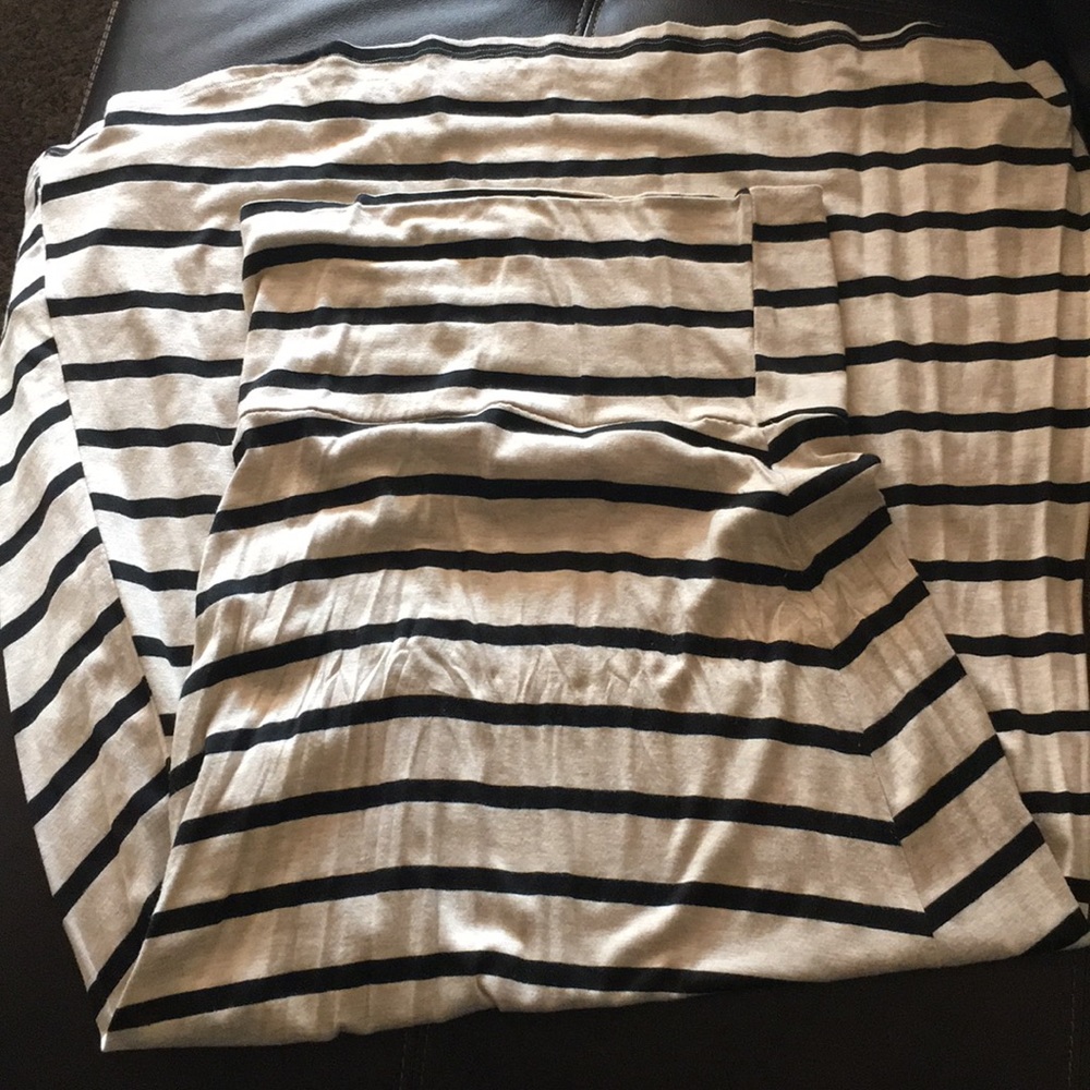 Cream fold-over maxi skirt - Picture 1 of 1
